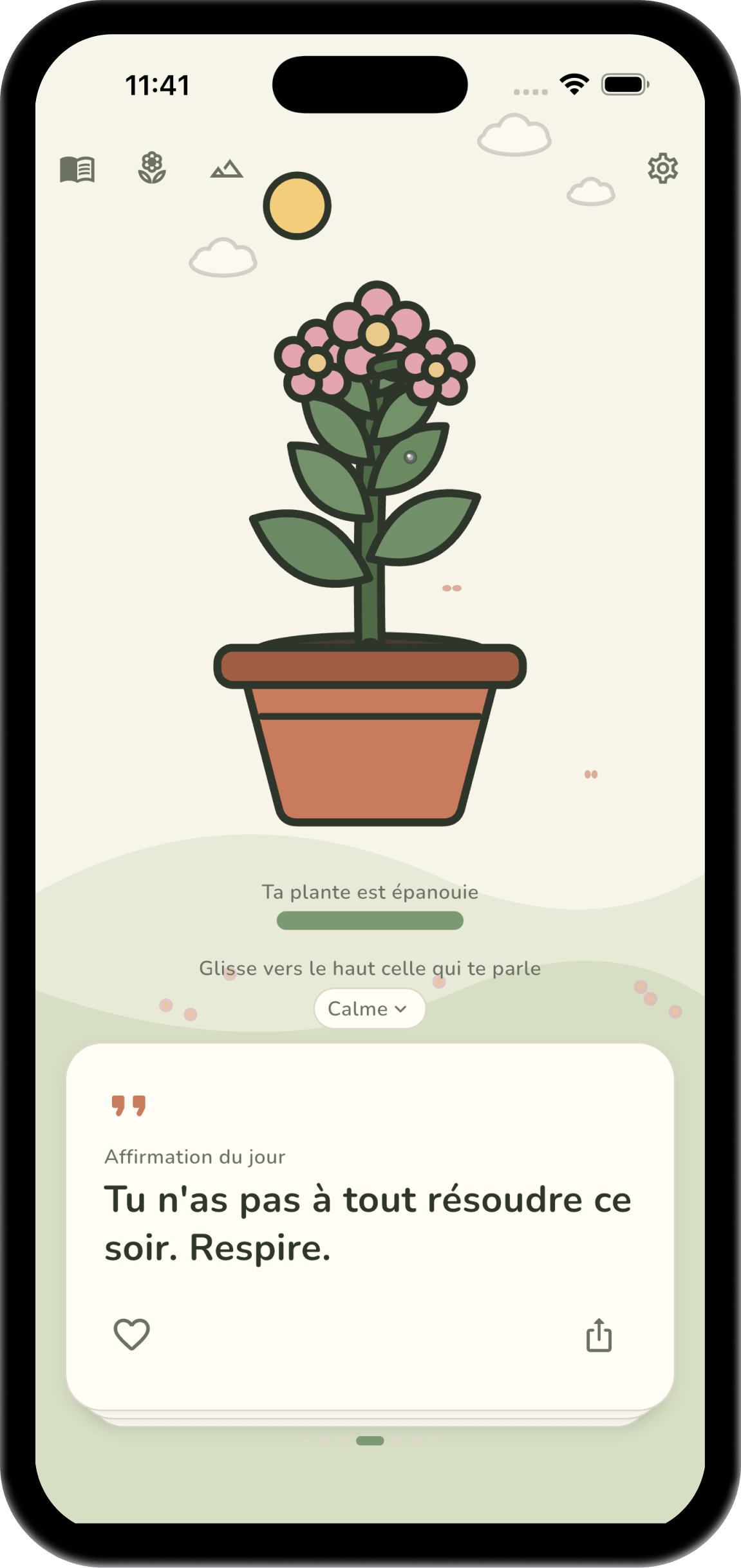 Une plante épanouie dans Sedum